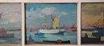 renato-natali-livorno-1883-1979-trittico-di-marine-vele-in-porto