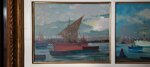 renato-natali-livorno-1883-1979-trittico-di-marine-vele-in-porto