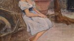 giovane-donna-seduta-con-carriola-adolfo-tommasi-1851-1933