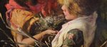 il-nido-olio-su-tela-argelia-butti-1855-1924