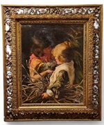 il-nido-olio-su-tela-argelia-butti-1855-1924