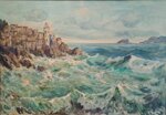 mareggiata-a-tellaro-olio-su-tela-giuseppe-caselli-1893-1976