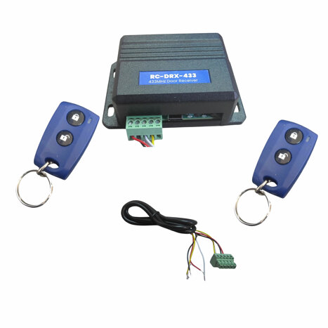 wireless door control system 433 MHz receiver automatic door wireless control kit RF door control installation