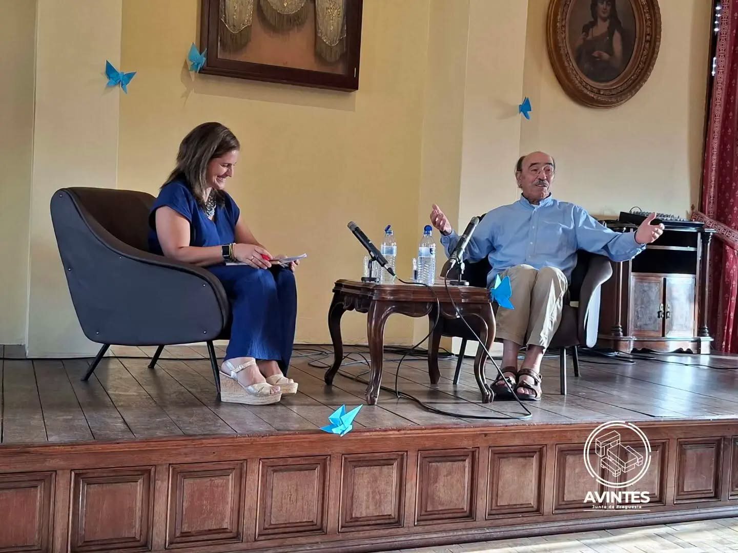 Sess&atilde;o de evoca&ccedil;&atilde;o dos 40 anos do livro "Para sonhar com borboletas azuis"