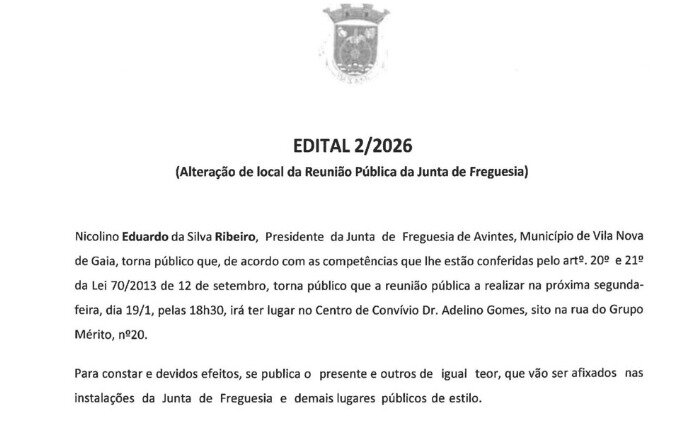 EDITAL 02/2026 - Reunião Pública do Executivo 19.01.2026
