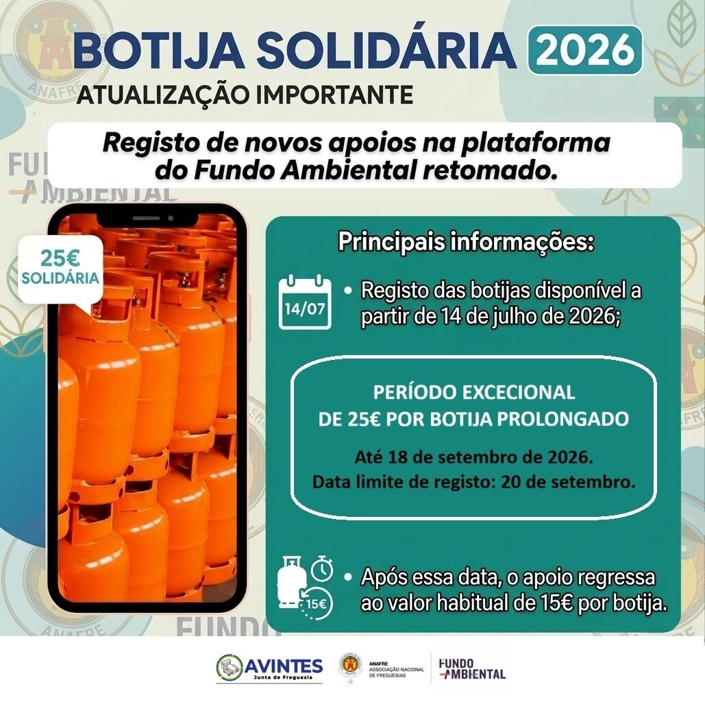 Botija Solidária 2026 - Novas Informações