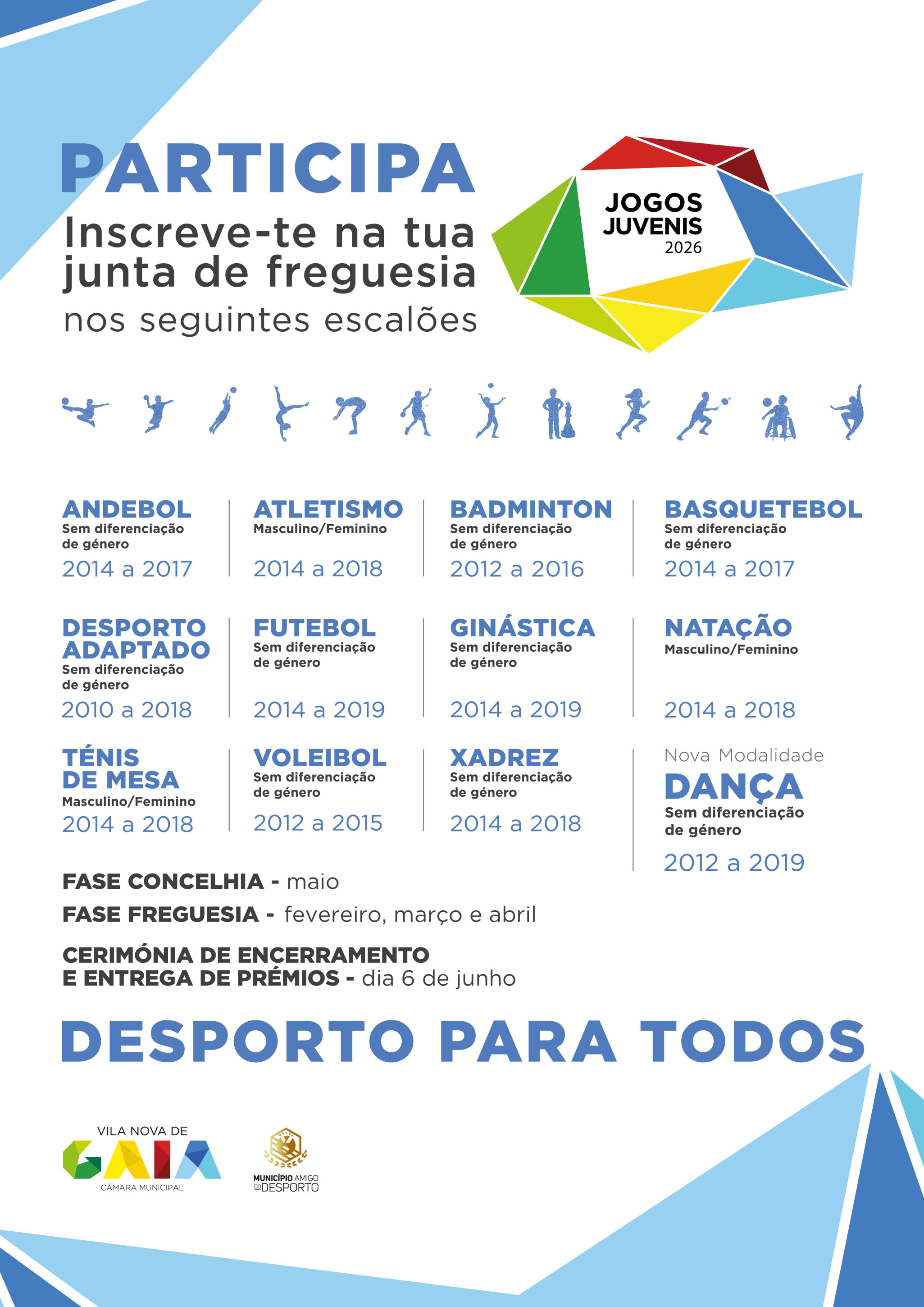 Jogos Juvenis de Gaia 2026