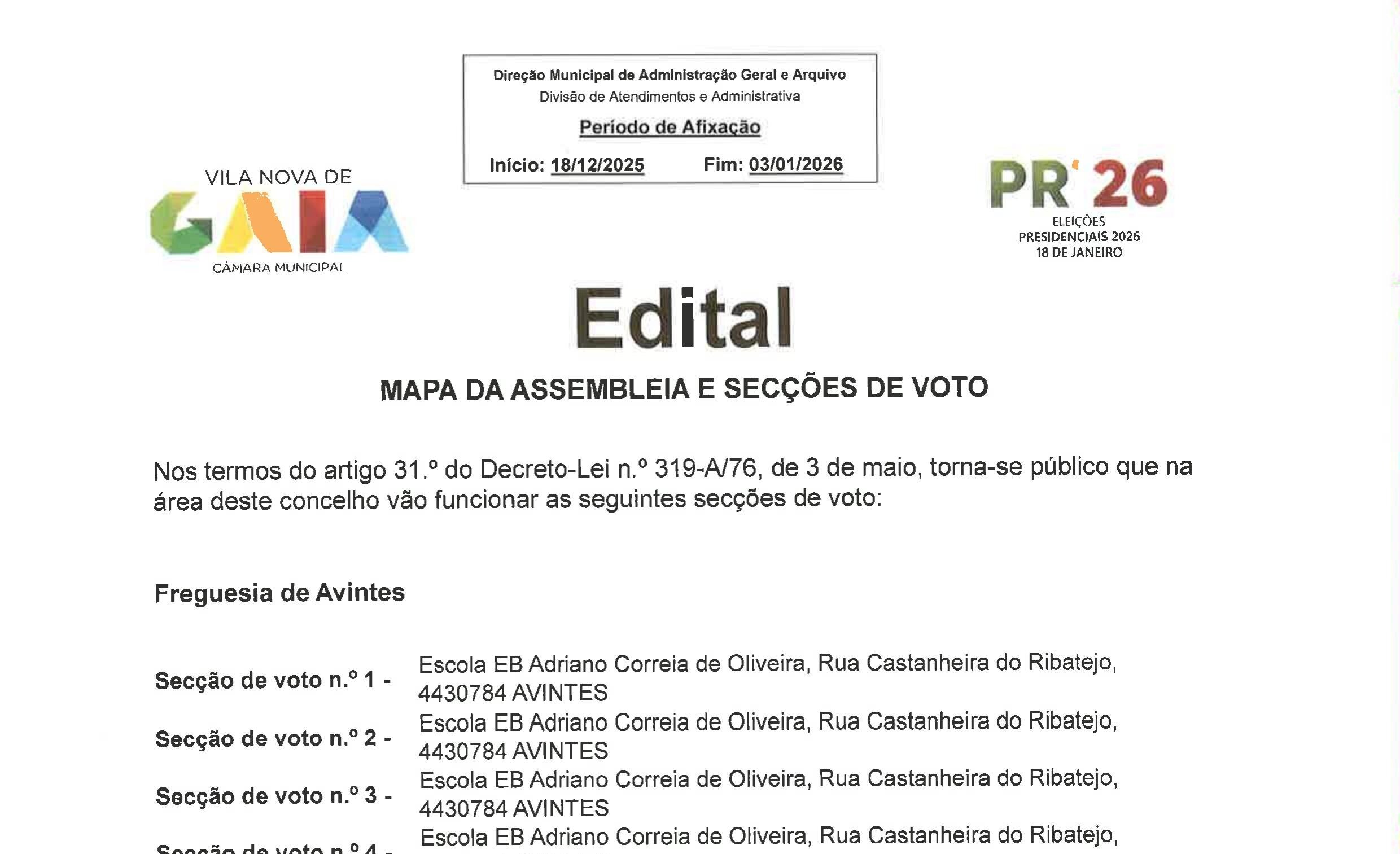 PR2026-Mapa da Assembleia e Sec&ccedil;&otilde;es de Voto
