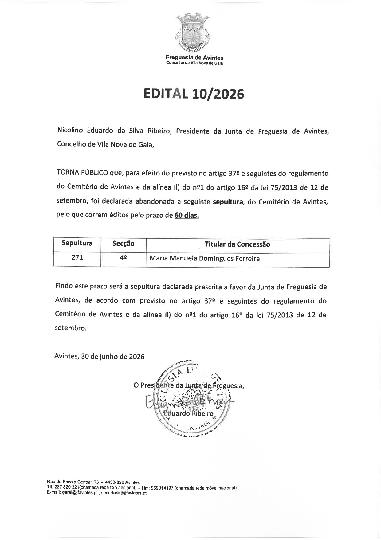 Edital 10/2026