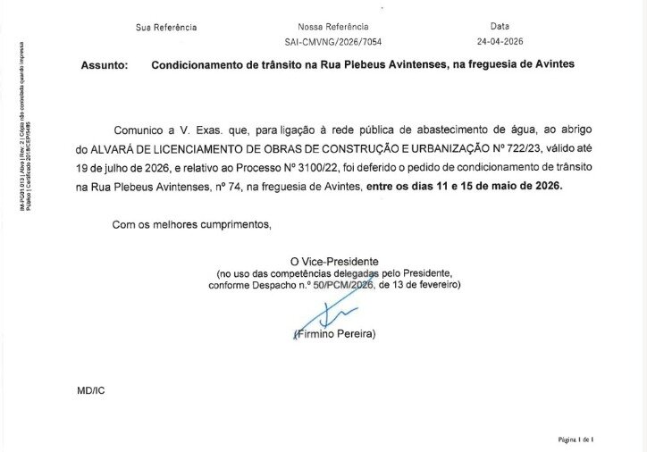 Interrupção de Trânsito