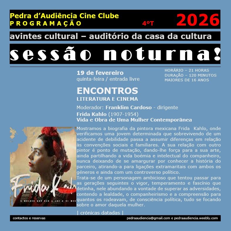 Encontros literatura e cinema: Frida Kahlo