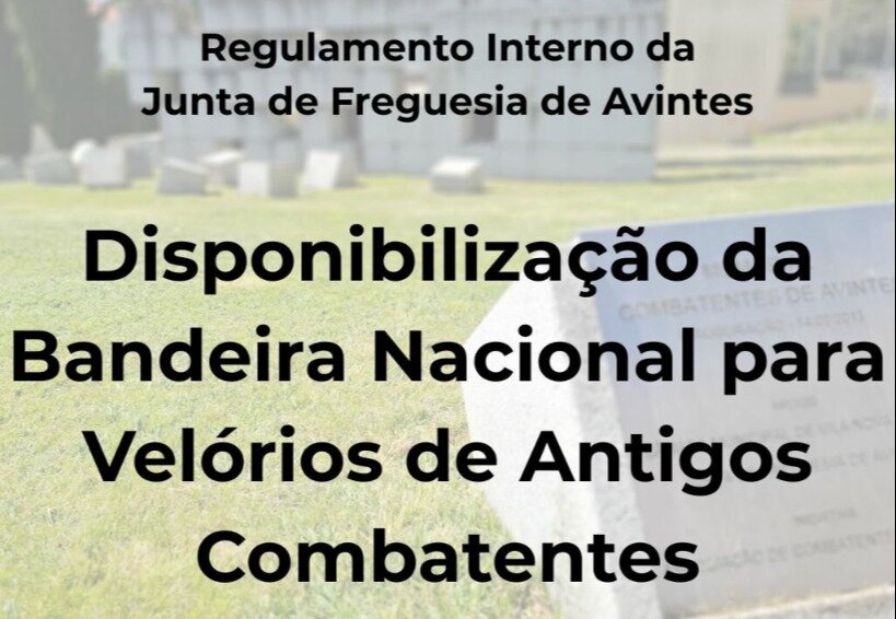 Disponibilização da Bandeira Nacional para Velórios de Antigos Combatentes