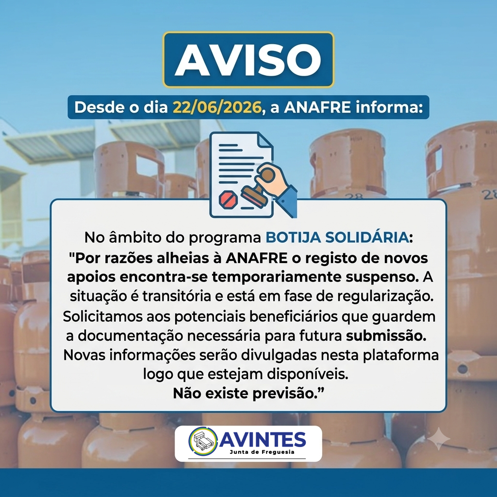 AVISO - BOTIJA SOLIDÁRIA