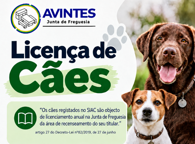 Licenciamento dos canídeos