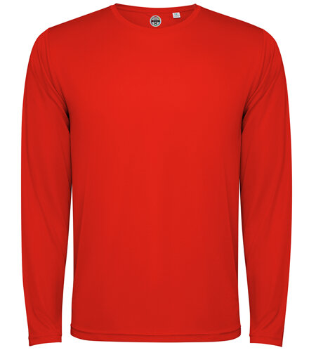 maglietta_tecnica_running_manica_lunga_rosso
