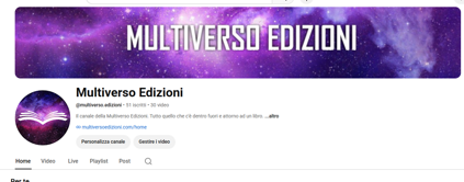 copertina canale youtube