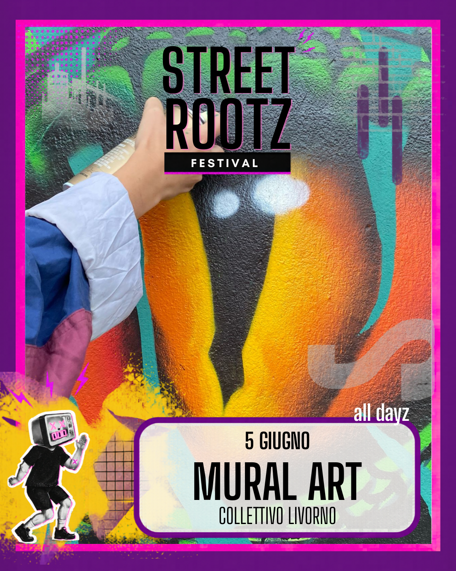 card street rootz - murales card street rootz - murales