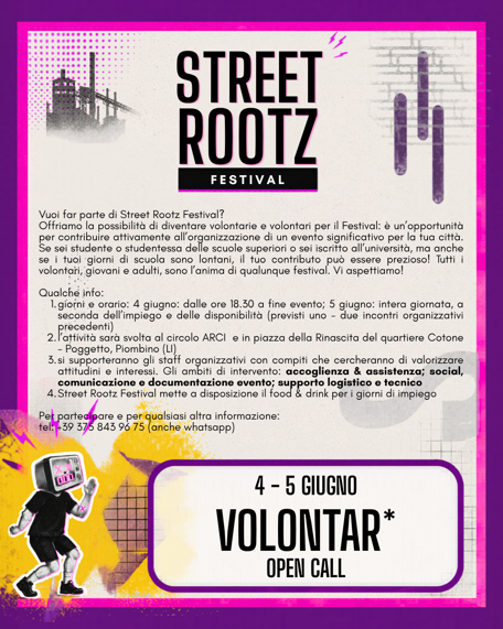 card street rootz - volontar card street rootz - volontar
