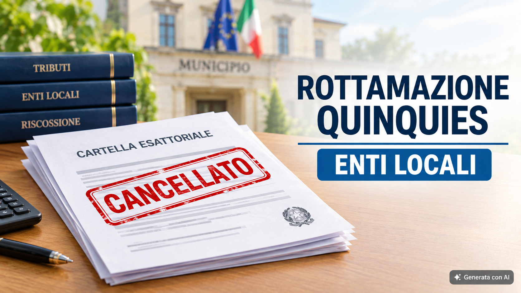 Rottamazione-quinquies degli enti locali: domande al via dal 16 ottobre