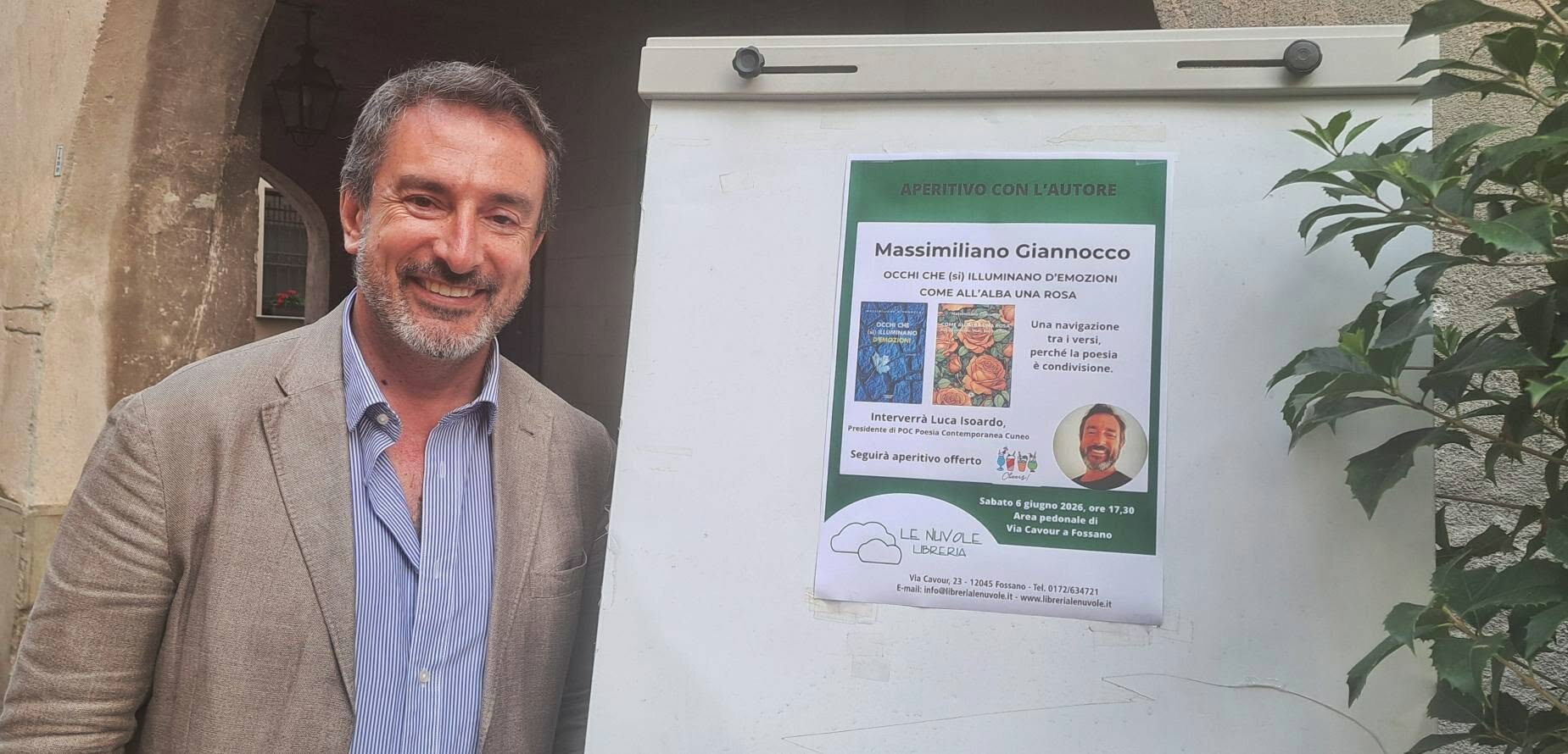Presentazione a Fossano (Cuneo) il 6 giugno 2026