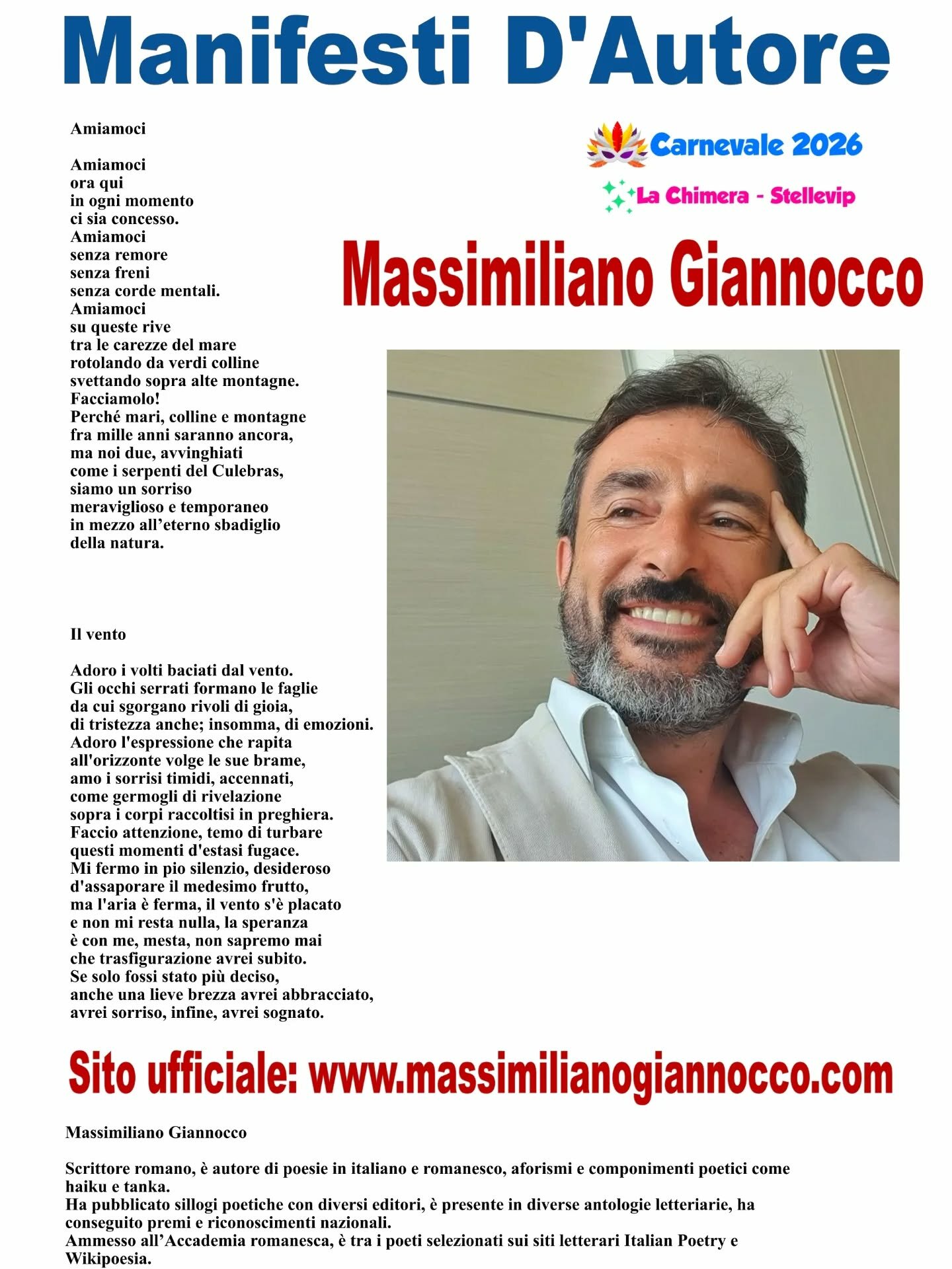 Manifesti d'autore 2026, a Lecce