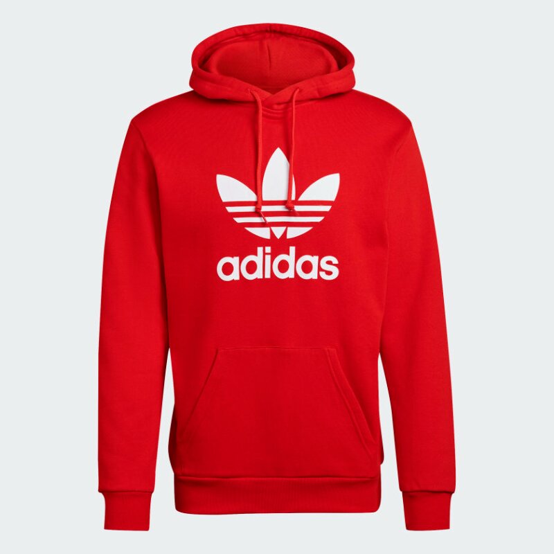 felpa-adidas-trefoil-rossa