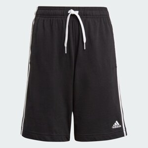 short-adidas-essentials-3-stripes-black-white