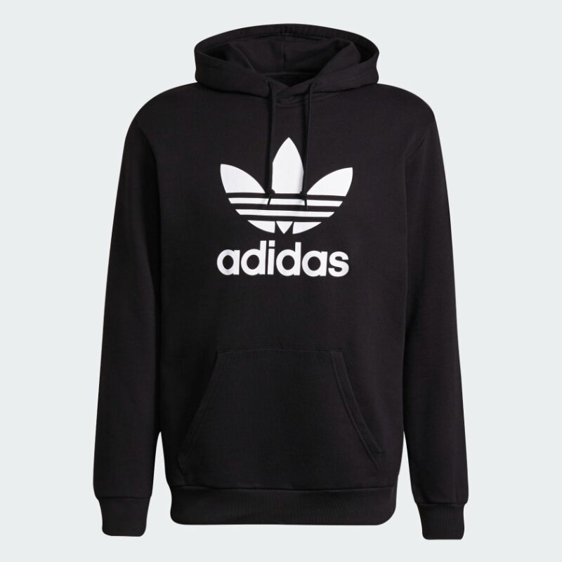 felpa-adidas-trefoil-nero