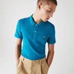 polo-lacoste-di-taglio-attillato-slim-fit-azzurro