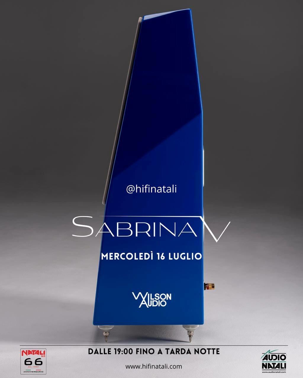 Presentazione Wilson Audio SABRINA V - 16 Luglio 2025