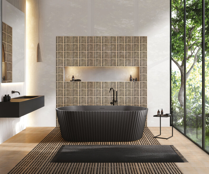 Collezione Midollino di Ceramica Francesco De Maio - Nero su Cotto 