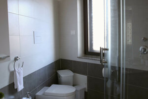 Bagno completo e luminoso in Appartamento Sole Portopalo