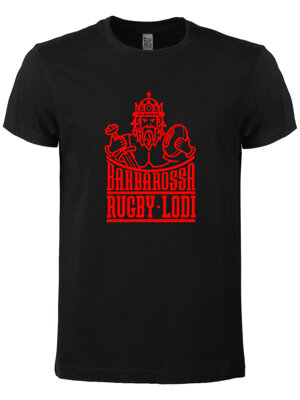 t-shirt-allenamento-cotone-nera-con-stampa-rossa-rugby-lodi