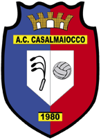 logo lato cuore casalmaiocco calcio vettoriale