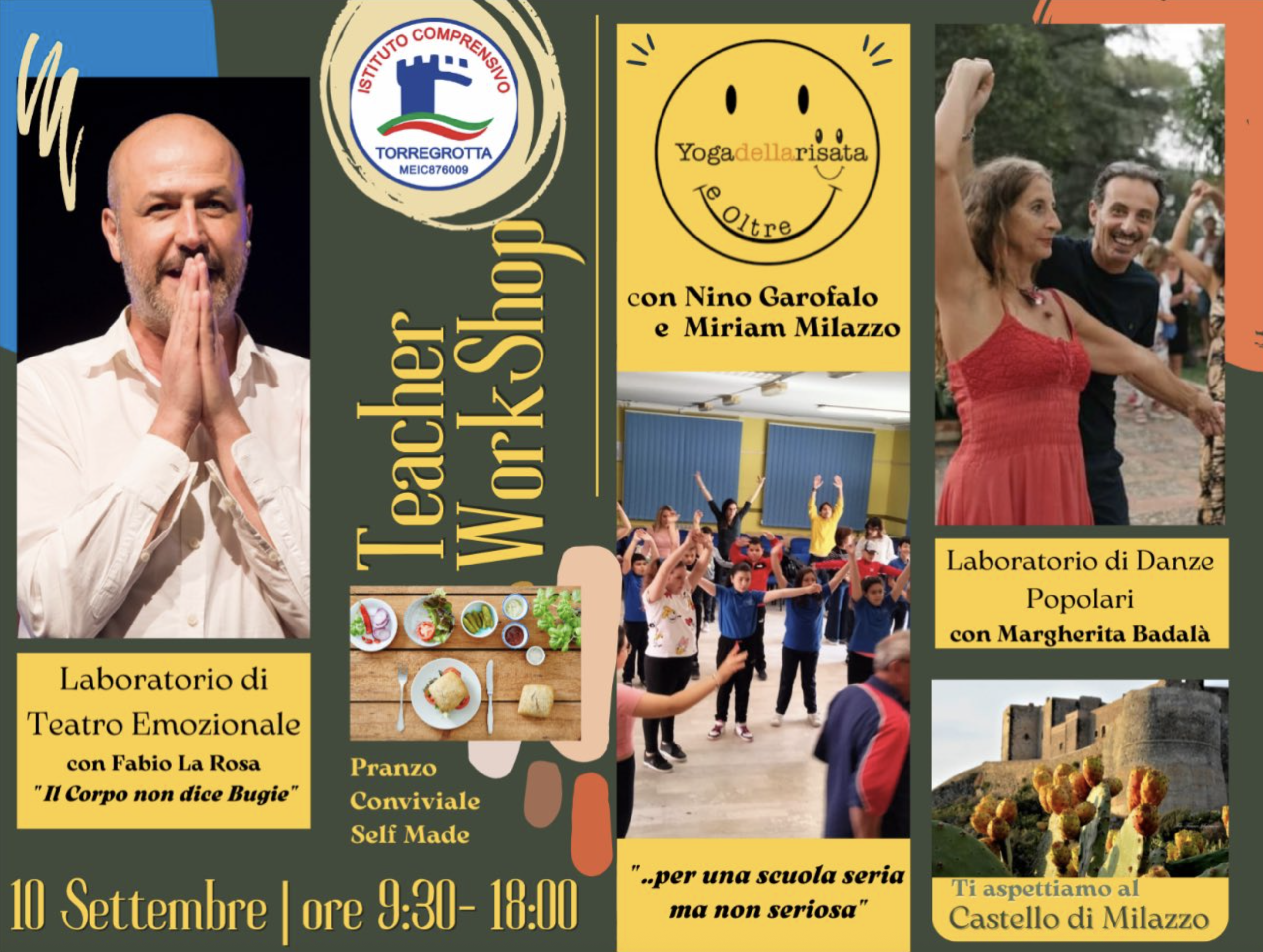 Teacher Workshop al Castello di MIlazzo: una giornata di emozioni, sorrisi e condivisione