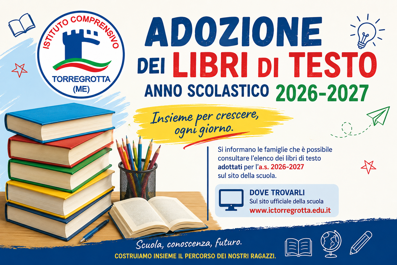Pubblicazione elenchi libri di testo a.s. 2026/2027