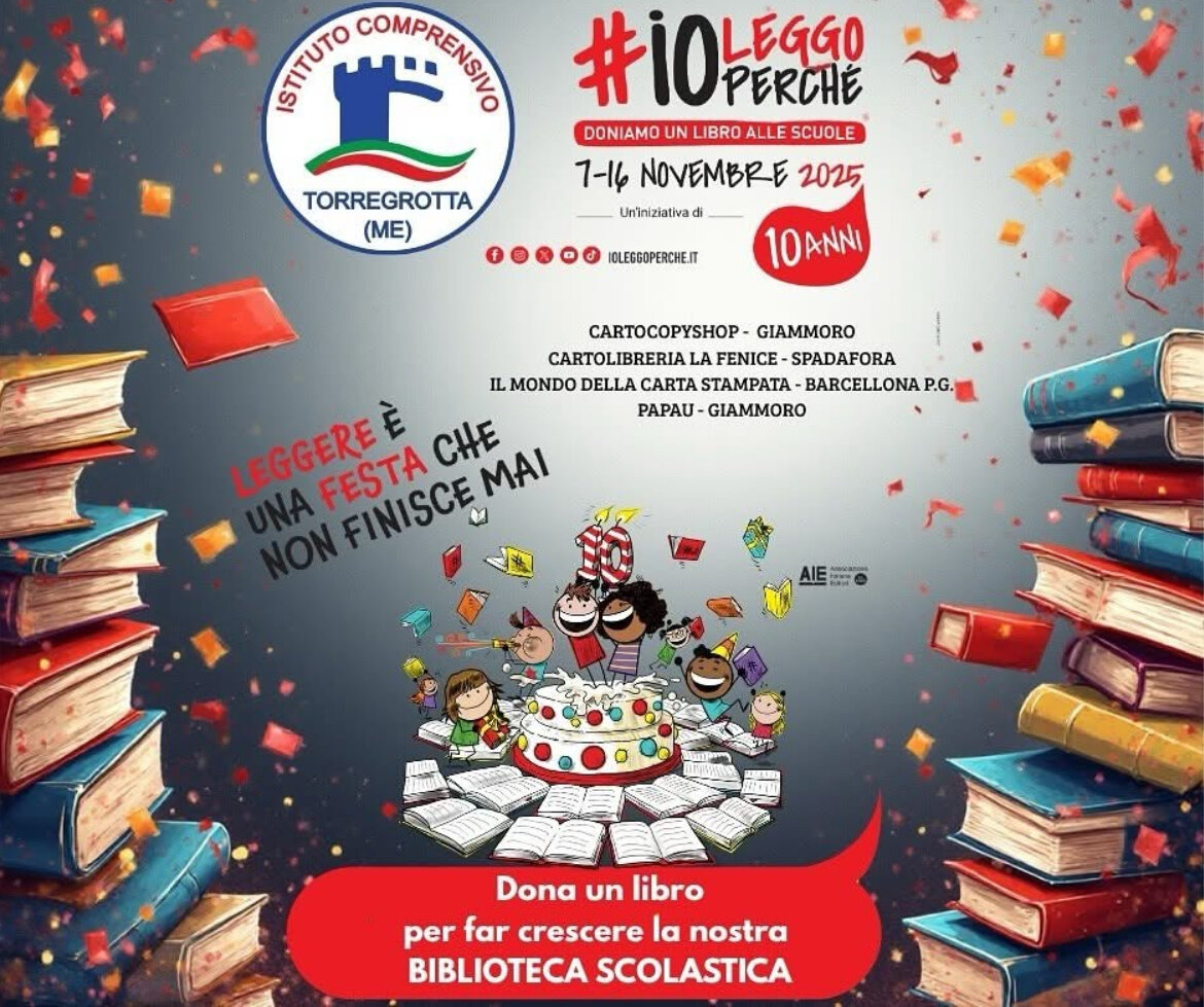 “Io leggo perché”: dona un libro e fai crescere la nostra biblioteca scolastica!