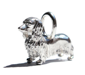 bassotto pelo lungo ciondolo