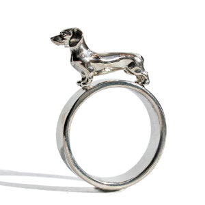 anello bassotto argento 925