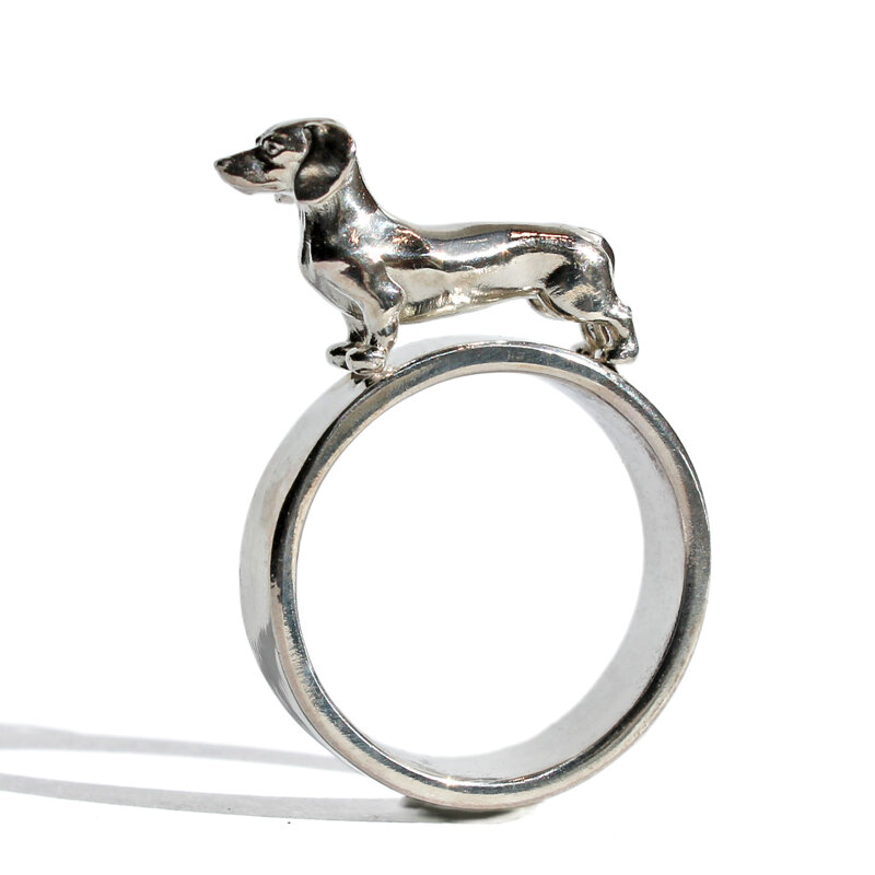 anello bassotto argento 925