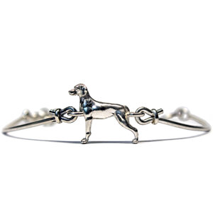 Weimaraner Bracciale argento 925
