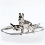 pastore-tedesco-bracciale-argento-925