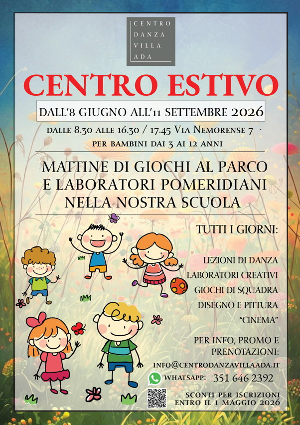 centro estivo 2026 - fronte
