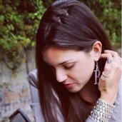 Gioielli in zama argentata con iniziali