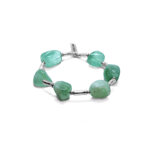 bracciale-elastico-lungo-21-cm-con-pietre-di-fluorite-a-forma-di-sasso-e-barilotti-in-zama-modello-st410