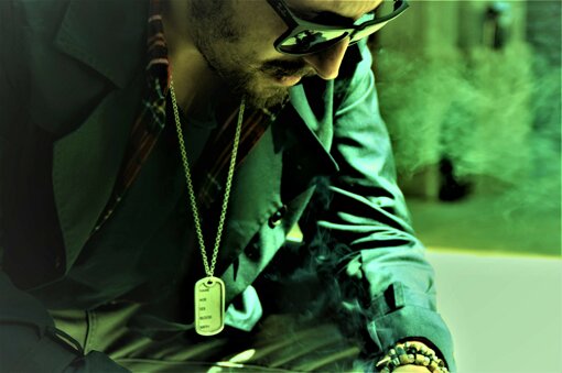 jewels in zamak silver plated for man