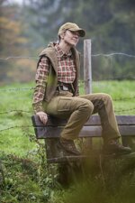 pantoloni-da-donna-blaser-argali-light-colore-marrone-melange
