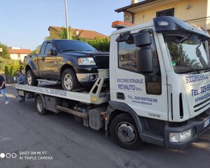 Soccorso stradale di un pick up