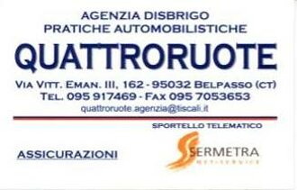 Contatti dell'agenzia quattroruote Belpasso