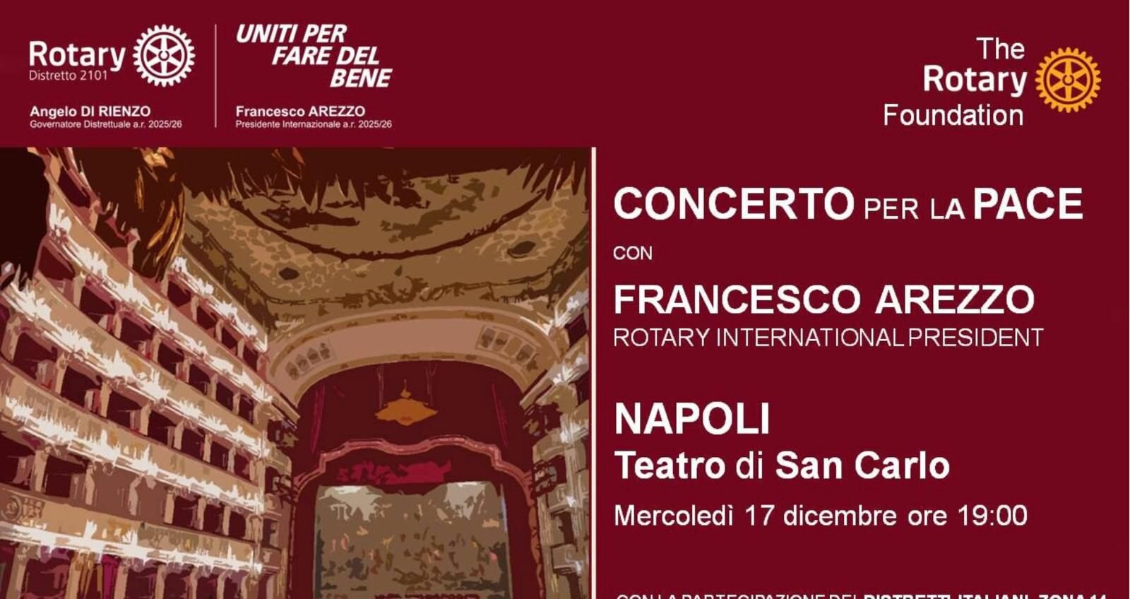 Concerto per la Pace - Teatro San Carlo Napoli